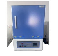 Four à moufle électrique de laboratoire miniature en fibre céramique, capacité 1,3 L, température de fonctionnement continue maximale 1100°C, pour traitement thermique