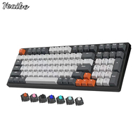 Clavier mécanique sans fil pour jeux Yeaibo Cover Tablet White Devices Touch Cidoo Keycaps V65 Switches Keycap Pc Mini Keyboards