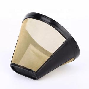 <span class=keywords><strong>Filtre</strong></span> à café en or réutilisable de Style panier <span class=keywords><strong>Permanent</strong></span> conçu pour les <span class=keywords><strong>cafetière</strong></span> et les brasseurs - Product Image 2