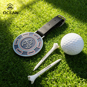 Etichetta per Borsa da <span class=keywords><strong>Golf</strong></span> in Metallo Made in China, Personalizzabile con Vari Design, Strumento Divot Tool Incluso - Product Image 4
