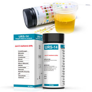 Üretici tedarik URS-14 14 parametreler ev kliniği hastane kullanımı için idrar <span class=keywords><strong>test</strong></span> şeritleri - Product Image 1