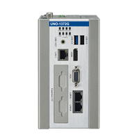 Ordinateur embarqué Advantech UNO-1372G, processeur Intel Atom Quad-Core, PC DIN-rail avec 3GbE, 4 Go DDR3L, 2 emplacements MPCIe, 1 MSATA
