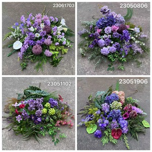 Fleurs artificielles violettes en gros pour la décoration de mariages et de fêtes à domicile - Product Image 4