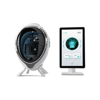 Analyseur de peau facial 3D intelligent avec détection IA et analyse microscopique multiple, détecteur d'humidité et de cheveux