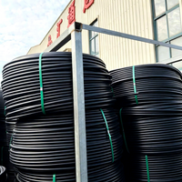 Tuyau d'eau PE100 HDPE 50 mm 1,0 MPa PN10, tuyau flexible haute pression enroulé pour l'irrigation agricole et de jardin