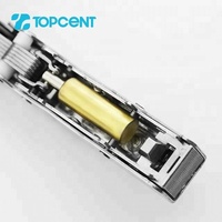 Charnières de cuisine TOPCENT en acier inoxydable, charnières de porte robustes, charnières de placard hydrauliques à fermeture douce
