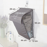 Panier à linge mural pliable grande capacité, organisateur de rangement multi-usages pour la maison et le dortoir