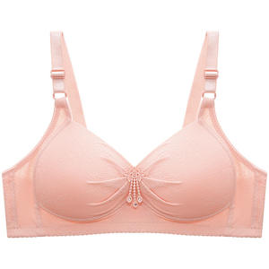 บราไร้สายป้องกันการหย่อนคล้อยสำหรับผู้หญิงวัยกลางคนที่วางคัพบางสไตล์เซ็กซี่สำหรับคุณแม่หน้าอกใหญ่หรืออ้วน - Product Image 1