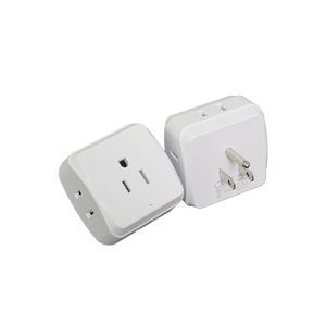 Adaptador de viaje de pie de cobre puro de 4 USB Productos LV con enchufe de conversión estándar FCC - Product Image 1