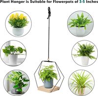 Supports suspendus pour plantes d'intérieur, jardinières murales bohèmes, décoration de plafond et de fenêtres, plantes en pot pour la maison