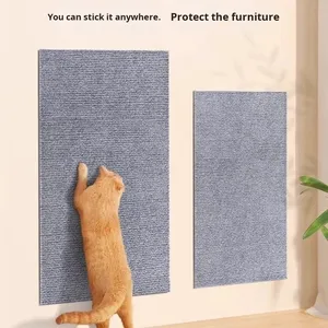 批发现代多功能猫爬垫抓板环保耐磨不掉毛墙贴宠物用品 - Product Image 2