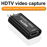 Tarjeta de Captura de Video JILIAN HDTV USB2.0 1080P para Juegos, VHS, Android, MP4, Grabadora de Streaming