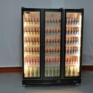 Refroidisseur de boissons en verre à plusieurs étages, réfrigérateur vertical de boissons debout - Product Image 5