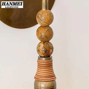 <b>Light</b> Luxury Marble All-Copper Modern LED E26 <b>Wall</b> Lamp for Bedroom Villa Bedside Model HM-Bead <b>Wall</b> Lamp <b>Wall</b> Mounted Lamp HM-B - Product Image 4