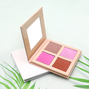 Palette de fards à joues 4 couleurs, Logo personnalisé, haute qualité, <span class=keywords><strong>prix</strong></span> bas, bricolage, étiquette privée, Pigments élevés, Contour, surbrillance - Product Image 3