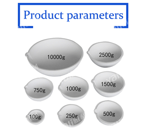 100 grams-10kg gốm Bát chống ăn mòn Nấu chảy crucible gốm thuyền crucible cho nóng chảy Vàng - Product Image 2