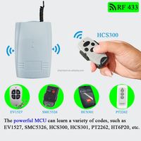 Interrupteur RF 433 MHz sans fil pour ouvre-porte de garage coulissant, télécommande DC AC 12V 24V, prise en charge du code roulant