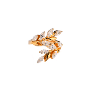 Bagues de fiançailles en argent sterling jaune avec zircone cubique taille marquise, or blanc, émeraude, <span class=keywords><strong>prix</strong></span> d'usine - Product Image 3
