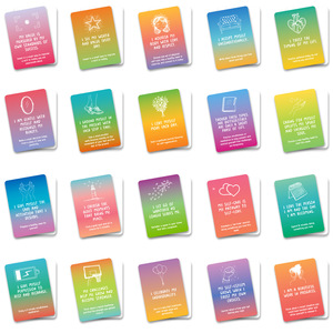 Nuevas 50 Tarjetas con Frases Inspiradoras de Arcoíris, Tarjetas de Energía Positiva y Auto-Motivación, Tarjetas Pequeñas para la Regulación de Emociones - Product Image 3