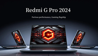 Nouveau design, ordinateur portable de jeu Xiao Mi Redmi G Pro 2024, 16 pouces, Intel I7 12 cœurs, RTX4060, clavier anglais, le plus économique, haut de gamme