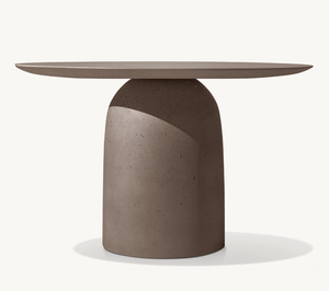 Hiện đại sang trọng Tất cả thời tiết Patio vườn khách sạn hồ bơi sofa đặt ngoài trời giải trí không thấm nước đồ nội thất bê tông vòng bàn ăn - Product Image 5