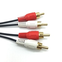 Evrensel RCA kablosu 3.5mm Jack Stereo ses kablosu kadın 2RCA erkek soket kulaklık 3.5 AUX Y adaptörü DVD amplifikatörler