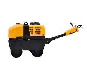 Китайский завод, Лучшая цена, прогулка за двойным барабаном, полностью гидравлический Вибрационный дорожный каток, мини-ролик - Product Image 5