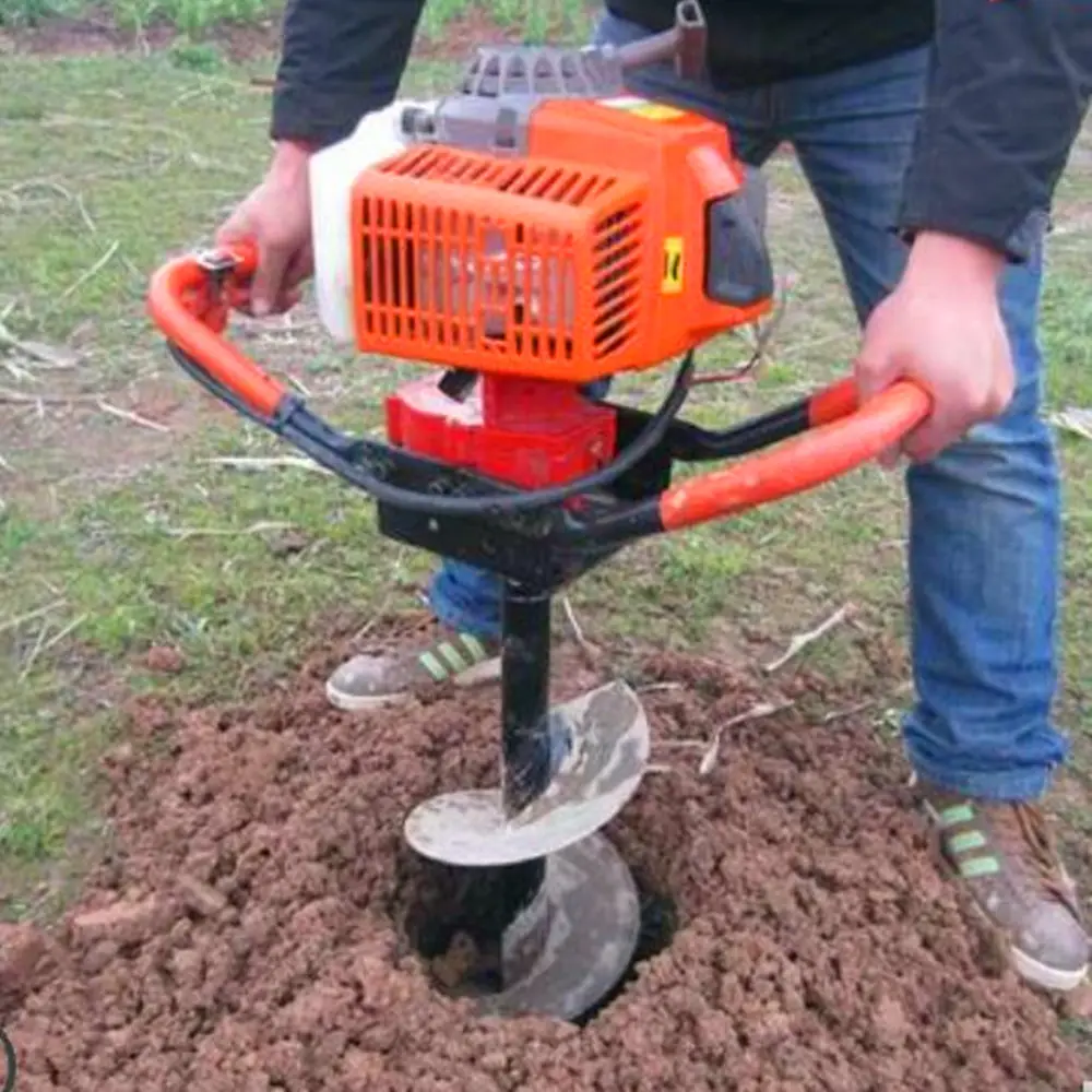 Taladro manual de alta eficiencia para tierra, para perforación de hielo, whatsApp/wechat:+ 86 15639144594