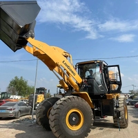 Langlebiger Gebrauchter LIUGONG CLG 870H Radlader 23 Tonnen Betriebsgewicht Cummins Turbo-Motor Schwere Baumaschine