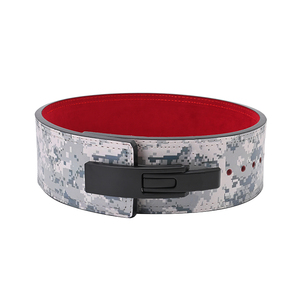Cinturón de levantamiento de pesas de 10 mm con soporte lumbar y logotipo personalizado para fitness, levantamiento de pesas y powerlifting, diseño camuflado para hombres. - Product Image 2