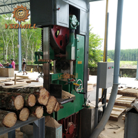 Scie à ruban verticale pour le travail du bois facile à utiliser, idéale pour scierie de billes de bois