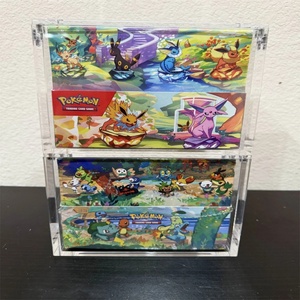 Wholesale Custom Magnetic Acrylic 10 Tin Case Display Box for Trading <b>Cards</b> - Product Image 1