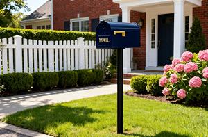 Soporte de Montaje para Buzón de Correo de Acero Resistente, Ajustable, con <span class=keywords><strong>Placa</strong></span> Múltiple, Recubrimiento de Polvo Negro - Product Image 2