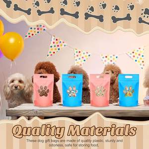 Sacs thermoscellables en PE de haute qualité, imprimés sur mesure avec fenêtre, anti-odeur, qualité alimentaire, pour emballage de nourriture pour animaux de compagnie, faible MOQ - Product Image 4