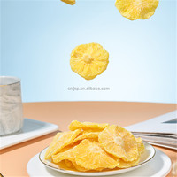Handgeplukte gedroogde ananasplakjes - originele smaak, fruitchips, zonder toevoegingen, perfect om in water te laten weken