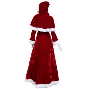 Disfraz de Papá Noel para mujer, ideal para fiestas de Año Nuevo, celebraciones navideñas, para un look nuevo inspirado en televisión y películas - Product Image 5