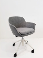 Chaise de bureau et de conférence moderne en cuir à fonction pivotante pour hôtels écoles hôpitaux appartements salles de loisirs