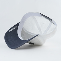 Gorra de béisbol de tela de cáñamo personalizada, gorra de lino personalizada con bordado, gorra de 5 paneles con forro de algodón fino transpirable, gorra con logotipo personalizado