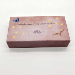 <span class=keywords><strong>Cartes</strong></span> d'affirmation personnalisées JP266 imprimées en néerlandais, <span class=keywords><strong>cartes</strong></span> éducatives avec support en bois dans un emballage rigide en carton rigide - Product Image 2