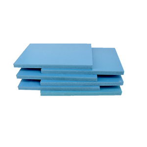 แผ่นพลาสติกพีวีซีสีฟ้าแบบหล่อแผ่นพลาสติกกันสั่นแผ่นคอนกรีตแบบใช้ซ้ำได้50 + แผ่น - Product Image 4