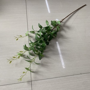 Plantes vertes artificielles FANCY, tige unique, 95 cm, feuilles de chèvrefeuille, plantes vertes pour extérieur, décor d'auditorium, feuille artificielle - Product Image 3
