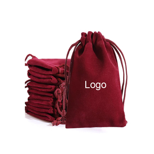 <span class=keywords><strong>Sac</strong></span> en coton pour téléphone portable avec boucle d'oreille personnalisable en gros avec emballage de pochette en microfibre de lin de velours de bijoux de bande côtelée - Product Image 1