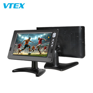 Téléviseur intelligent de 10 pouces, compact, petit écran LCD, prend en charge ATSC DVB-T2, Coupe de football, batterie 1500 mAh, téléviseur de poche - Product Image 5