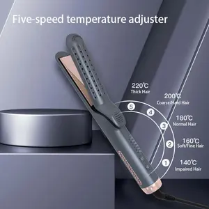 A New Type Of Cold Air Fast Fixing Hair Straightener Ptc Heating Plate And Anti Sacld Design For All Kinds Of Hair