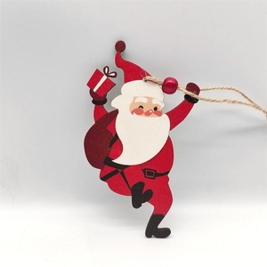 Graziosi Ornamenti in <span class=keywords><strong>Legno</strong></span> per l'<span class=keywords><strong>Albero</strong></span> di Capodanno, Decorazioni Sospese Ecologiche e Originali, Ciondoli Artigianali Unici - Product Image 1