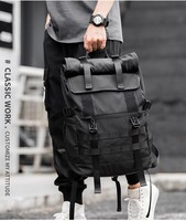 Sac à dos tactique imperméable antivol avec GPS - Grande capacité, système Molle, sac de randonnée pour les amateurs de voyage et de fitness