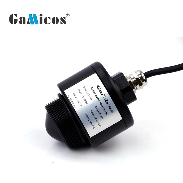 Compact 76-81GHz FMCW Radar Level Sensor GLT744S Non-Contact Level Monitoring, 65m, 6° Beam Angle-Hydrology & Industrial Use