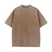 Kaos Oversize Pria Acid Wash, Model Longgar, Vintage Washed, Lengan Pendek, Streetwear, Kaos Kasual