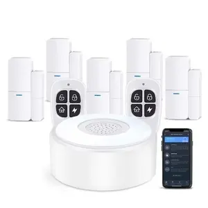 Tuya Smart Home Systeem Home Alarm Kit Diy House Appartement Kantoor Anti-Diefstal Apparaten Werkt Met Google Alexa