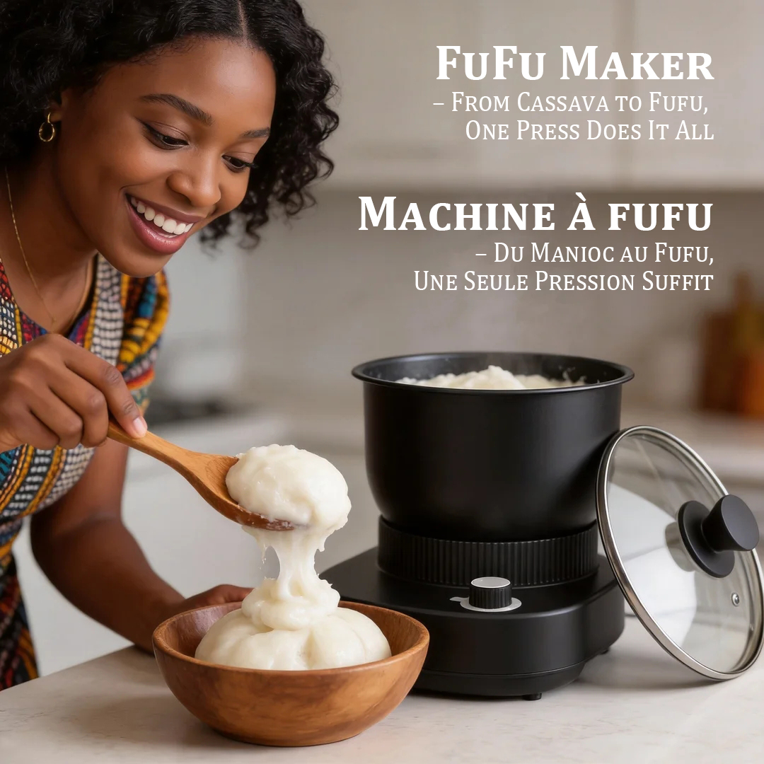 Ublender 5L Stainless Steel Intelligent Commercial Food Processor All-Purpose Electric Swallow Maker Fufu Pounding Maker Machine